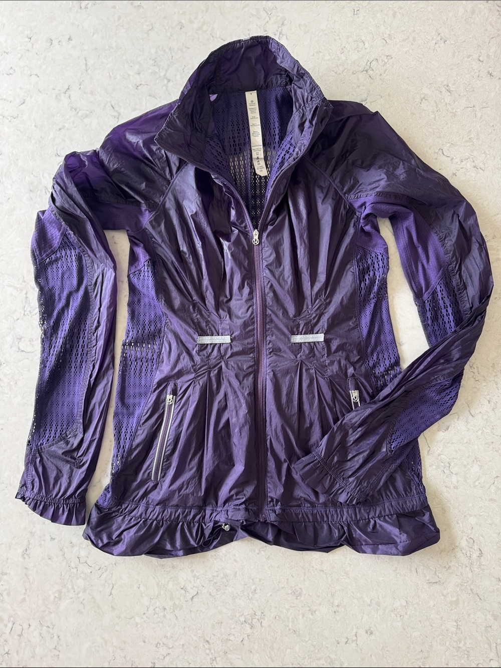 Lululemon Run Wild Jacket Purple Concord Grape size 4 Windbreaker Jacket - Women